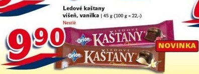 Ledové kaštany Orion