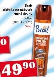 Čistič na nábytek Brait