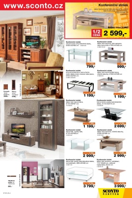 akční leták Sconto nábytek 14.9.2016-27.9.2016