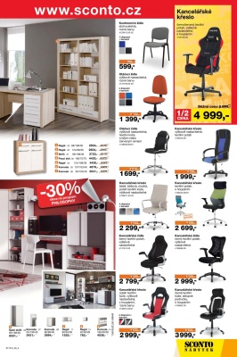 akční leták Sconto nábytek 14.9.2016-27.9.2016