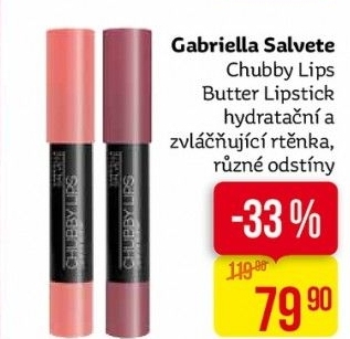 Rtěnka Chubby Lips Butter Lipstick Gabriella Salvete