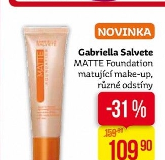 Make up matující Matte Foundation Gabriella Salvete