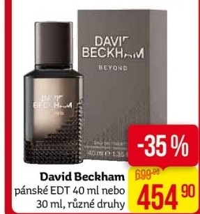 Toaletní voda pánská David Beckham