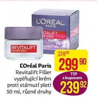 Krém pleťový proti vráskám Revitalift Filler L'Oréal