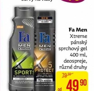 Sprchový gel pánský Xtreme Men Fa