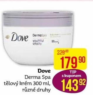 Krém tělový DermaSpa Dove