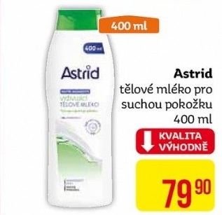 Tělové mléko Astrid