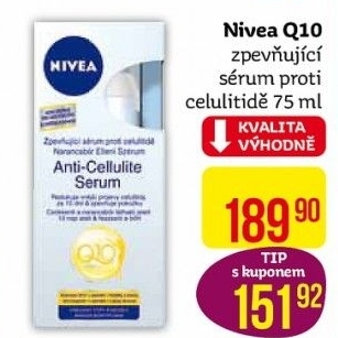 Sérum proti celulitidě zpevňující Q10 Plus Nivea