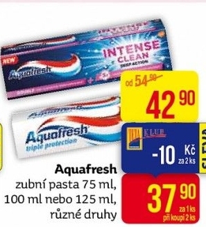 Pasta na zuby Aquafresh