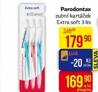 Kartáček na zuby Parodontax