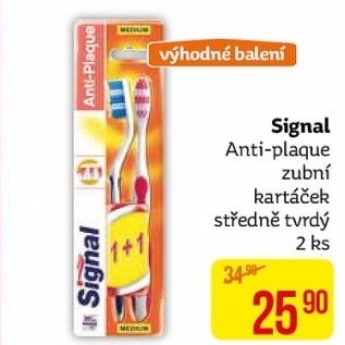 Kartáček na zuby Anti Plaque Signal