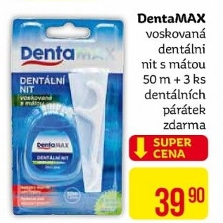 Dentální párátka s nití Dentamax
