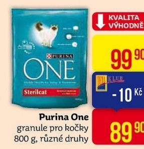 Granule pro kočky One Purina