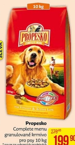 Granule pro psy Propesko