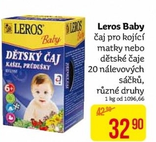 Čaj pro kojící matky Baby Leros