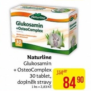 Doplněk stravy Glukosamin + OsteoComplex Naturline