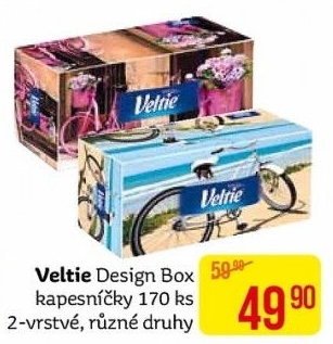Kapesníčky papírové Veltie Kleenex - box