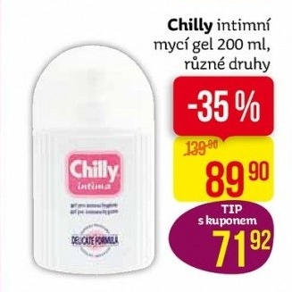 Intimní gel Intima Chilly