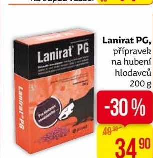 Granule proti hlodavcům Lanirat