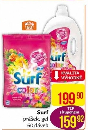 Prací prášek Surf