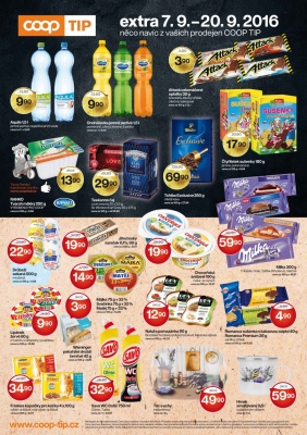 akční leták COOP 7.9.2016-20.9.2016