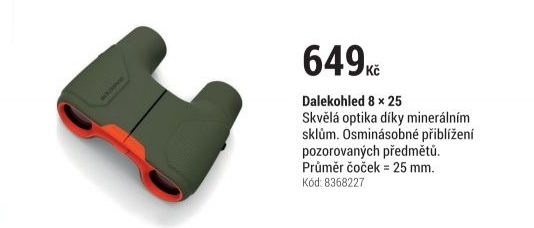 DALEKOHLED 8 × 25