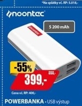 POWA 5200 POWER BANKNOONTEC