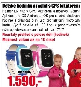 Dětské hodinky Helmer LK 702