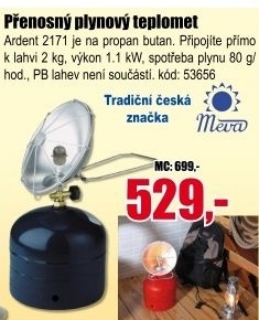 Plynové topidlo Meva