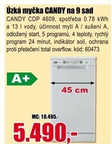 Myčka CDP 4609 EVO Space Candy