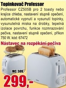 Topinkovač Professor CZ505B