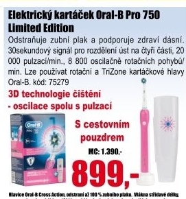 Kartáček Oral-B Pro 750 Cross Action