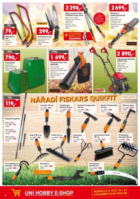 akční leták UNI HOBBY 22.9.2016-5.10.2016