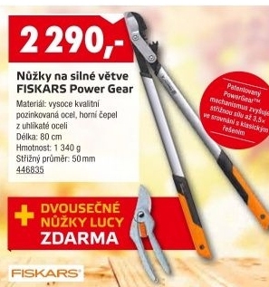 Nůžky na silné větve Fiskars
