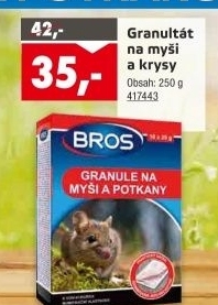 Granule na myši a potkany Bros