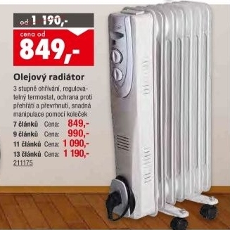 Olejový radiátor FKOS 7
