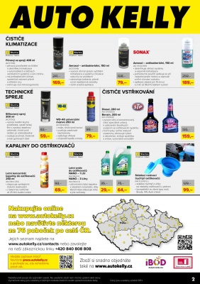 akční leták Auto Kelly 26.9.2016-9.10.2016