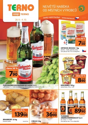akční leták COOP 28.9.2016-4.10.2016