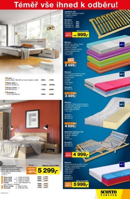 akční leták Sconto nábytek 28.9.2016-11.10.2016