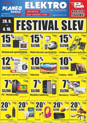 akční leták Planeo Elektro 28.9.2016-4.10.2016