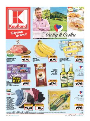 akční leták Kaufland 29.9.2016-5.10.2016