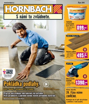 akční leták Hornbach 28.9.2016-1.11.2016