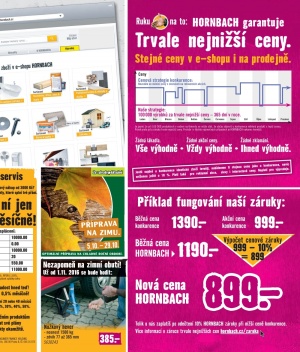 akční leták Hornbach 28.9.2016-1.11.2016