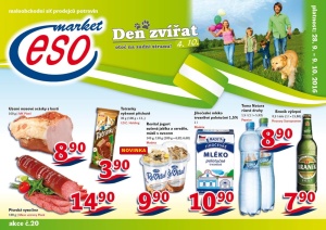 akční leták ESO MARKET 28.9.2016-9.10.2016