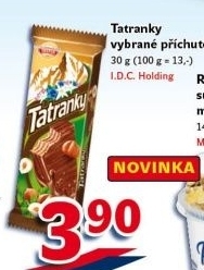 Celomáčené Tatranky Sedita