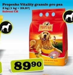 Granule pro psy Propesko