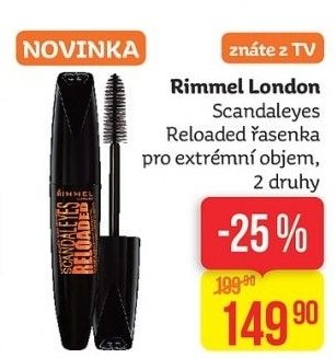 Řasenka Scandals Eyes Reloaded Rimmel