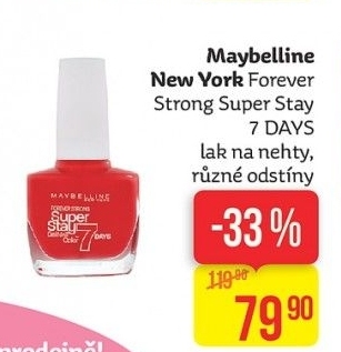 Lak na nehty Forever Strong Super Stay Maybelline