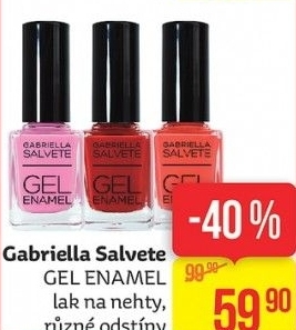 Lak na nehty Gel Enamel Gabriella Salvete