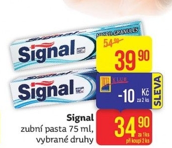 Pasty na zuby Signal
